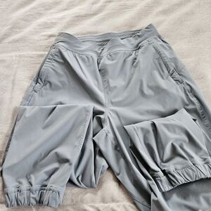 lululemon athletica Light Gray Cropped Pants